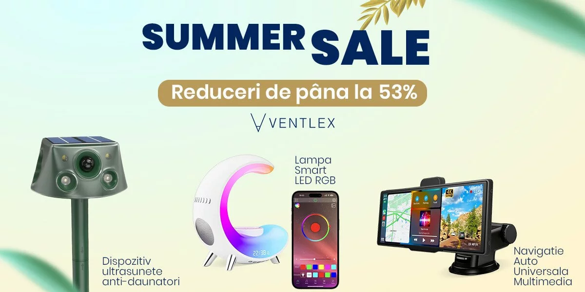 Summer Sale - Reduceri de pana la -53%