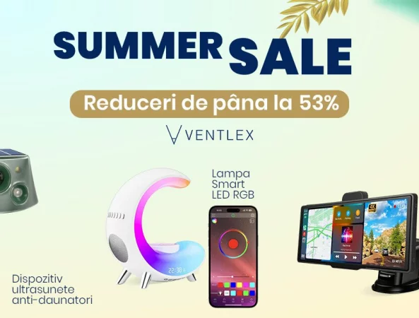 Summer Sale - Reduceri de pana la -53%