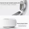 Aparat de Masaj Cervical Profesional cu Impulsuri Electromagnetice VENTLEX, diferite nivele de intensitate pentru durerile de gat si spate, Incalzire, Telecomanda, Portabil, USB, Alb