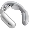 Aparat de Masaj Cervical Profesional cu Impulsuri Electromagnetice VENTLEX, diferite nivele de intensitate pentru durerile de gat si spate, Incalzire, Telecomanda, Portabil, USB, Alb