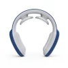 Aparat de Masaj Cervical Profesional cu Impulsuri Electromagnetice VENTLEX, diferite nivele de intensitate pentru durerile de gat si spate, Incalzire, Telecomanda, Portabil, USB, Albastru