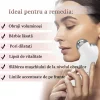 Aparat Pentru Tratament Facial cu Microcurenti Ventlex® pentru Lifting Facial 3D si Intinerirea Pielii, Luminozitate si Remodelare, Antirid, Portabil, Alb