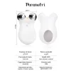 Aparat Pentru Tratament Facial cu Microcurenti Ventlex® pentru Lifting Facial 3D si Intinerirea Pielii, Luminozitate si Remodelare, Antirid, Portabil, Alb
