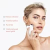 Aparat Pentru Tratament Facial cu Microcurenti Ventlex® pentru Lifting Facial 3D si Intinerirea Pielii, Luminozitate si Remodelare, Antirid, Portabil, Alb