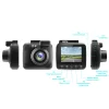 Camera auto de bord 4K ultra HD, Ventlex® Super night vision cu WiFi, GPS si unghi mare de filmare 170 ˚, rezolutie 3840x2160p 30fps, G-Senzor, Negru