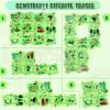 Puzzle Multifunctional Educational Pentru Copii, VENTLEX, Model Pista Masinuta Rosie, +3, Verde