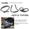Lampa pentru citit cu pozitionare pe gat, Multifunctionala, Confortabila pentru ochi, 3 Tipuri de Lumina LED, 3 nivele de intensitate ajustabile, Brate Flexibile, Incarcare USB, pentru Cititori pasionati, Reparat, Tricotat, Capming, Alergari Nocturne, Gri