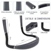 Lampa pentru citit cu pozitionare pe gat, Multifunctionala, Confortabila pentru ochi, 3 Tipuri de Lumina LED, 3 nivele de intensitate ajustabile, Brate Flexibile, Incarcare USB, pentru Cititori pasionati, Reparat, Tricotat, Capming, Alergari Nocturne, Gri