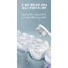 Irigator Oral Profesional pentru Dus Bucal cu 4 moduri de curatare si 5 capete interschimbabile VENTLEX®, Rezervor 300 ml detasabil, Rezistent la apa IPX7, Portabil, Inclus husa de depozitare, Alb