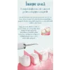 Irigator Oral Profesional pentru Dus Bucal cu 4 moduri de curatare si 5 capete interschimbabile VENTLEX®, Rezervor 300 ml detasabil, Rezistent la apa IPX7, Portabil, Inclus husa de depozitare, Alb