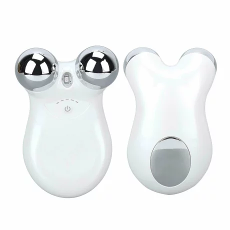 Aparat Pentru Tratament Facial cu Microcurenti Ventlex® pentru Lifting Facial 3D si Intinerirea Pielii, Luminozitate si Remodelare, Antirid, Portabil, Alb