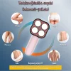 Aparat de Masaj Anticelulitic Profesional 4 in 1 VENTLEX, Remodelare coporala, Impulsuri electrice, Radiofrecventa, terapie cu lumina rosie si functie de caldura, portabil, 3 Moduri de masaj, 10 trepte de Intensitate, Alb