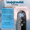 Aparat de Masaj Anticelulitic Profesional 4 in 1 VENTLEX, Remodelare coporala, Impulsuri electrice, Radiofrecventa, terapie cu lumina rosie si functie de caldura, portabil, 3 Moduri de masaj, 10 trepte de Intensitate, Alb