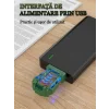 Aparat electric portabil impotriva tantarilor VENTLEX cu pastile, Interior/Exterior, Alimentare prin USB sau baterie externa, compact si usor 33g, protectie 360°, Potrivit pentru Camping sau Casa, Verde