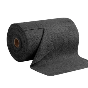 Rola de lavete din microfibra, VENTLEX, 50 lavete, 30x30 cm, 200GSM, Capacitate mare de absorbtie, Reutilizabile, Negru