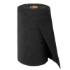 Rola de lavete din microfibra, VENTLEX, 50 lavete, 30x30 cm, 200GSM, Capacitate mare de absorbtie, Reutilizabile, Negru