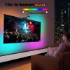 Banda LED RGBIC inteligenta cu Sincronizare pentru TV, Camera HD 1080p cu Senzor de culoare, Control prin Aplicatie, Bluetooth, Telecomanda, Compatibil cu TV 55-65 inch (1.4 -1.65 m)