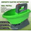 Dispozitiv de imprastiat seminte, ingrasamant/fertilizant electric, universal, Capacitate 3 L, 7 trepte de viteza, 5 trepte de reglare a fluxului, reglare latime de imprastiere, Acumulator cu autonomie pana la 4 ore, Verde
