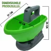 Dispozitiv de imprastiat seminte, ingrasamant/fertilizant electric, universal, Capacitate 3 L, 7 trepte de viteza, 5 trepte de reglare a fluxului, reglare latime de imprastiere, Acumulator cu autonomie pana la 4 ore, Verde