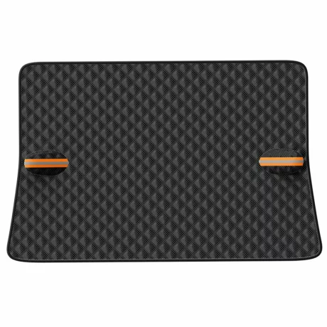 Husa pentru parbriz din Tesatura Oxford, Protectie Antiinghet, Zapada, Raze UV, Design impermabil, Fixare cu magneti si curele, Buzunare speciale pentru oglinzi cu benzi reflectorizante, Saculet de depozitare, 253x117cm, Compatibilitate universala, Negru