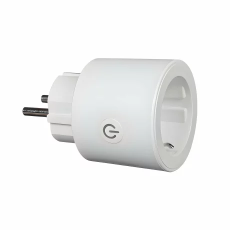Priza Inteligenta Wireless cu Compatibilitate Matter 16A, Monitorizare a Consumului de Energie, Compatibila cu Tuya, Google Home, Amazon Alexa (toate aplicatiile existente), Programare inteligenta, Control vocal, Securitate Avansata, Alb