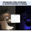 Priza Inteligenta Wireless cu Compatibilitate Matter 16A, Monitorizare a Consumului de Energie, Compatibila cu Tuya, Google Home, Amazon Alexa (toate aplicatiile existente), Programare inteligenta, Control vocal, Securitate Avansata, Alb