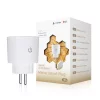 Priza Inteligenta Wireless cu Compatibilitate Matter 16A, Monitorizare a Consumului de Energie, Compatibila cu Tuya, Google Home, Amazon Alexa (toate aplicatiile existente), Programare inteligenta, Control vocal, Securitate Avansata, Alb