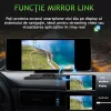 Navigatie Auto Universala Multimedia VENTLEX, Display Touchscreen 10.26 inch, Conectivitate Wireless CarPlay si Android Auto cu Control Vocal, Camera Frontala 4K, Camera Spate 1080P Pentru Inregistrare si Parcare, Card Micro-SD 64 GB Inclus, Negru