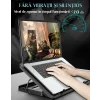 Cooler Laptop Gaming si Suport Laptop cu 5 Trepte de Ajustare, Dimensiuni Compatibile 10-18 inch, 6 Ventilatoare Puternice 3500RPM si Silentioase 20dB, Ecran LCD pt Control Functii, Negru