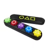 Gonggi Traditional Korean tip Squid Game/ Jocul Calamarului, Set de 5 Piese Multicolore in Cutie