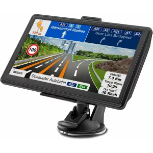 Navigatie Auto GPS Profesionala si Universala Ventlex, Ecran Tactil 7 inch, Ghidaj Vocal, Meniu Inteligent in 29 de Limbi Europene inclusiv Limba Romana, Harti Full Europa, UK, Actualizari Gratuite, Semnal GPS Precis, TIR, Camion, Autoturism, ADR, Negru