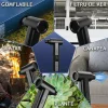 Suflanta aer si Aspirator, Portabil Ventlex®, Motor Puternic 160 W/130.000 RPM, baterie 8000 mAh, Autonomie Impresionanta, Afisaj LED, Incarcare rapida, Reglare Intensitate cu 8 accesorii, pentru indepartare praf /aspirat, Negru