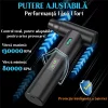 Suflanta aer si Aspirator, Portabil Ventlex®, Motor Puternic 160 W/130.000 RPM, baterie 8000 mAh, Autonomie Impresionanta, Afisaj LED, Incarcare rapida, Reglare Intensitate cu 8 accesorii, pentru indepartare praf /aspirat, Negru