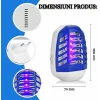 Aparat electric impotriva tantarilor, mustelor VENTLEX cu Lumina UV, Silentios, fara pastile, consumabile sau mirosuri neplacute, Consum redus de energie, Interior/Exterior, protectie 360°, Alb/Albastru