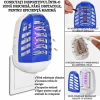 Aparat electric impotriva tantarilor, mustelor VENTLEX cu Lumina UV, Silentios, fara pastile, consumabile sau mirosuri neplacute, Consum redus de energie, Interior/Exterior, protectie 360°, Alb/Albastru