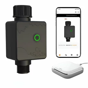 Programator pentru irigare/udare Inteligent Ventlex 1 Zone, Control Manual sau prin aplicatie, cu adaptor Wifi, Functionalitate Wifi/ Bluetooth, Presiune de lucru 0, 03 – 0, 8 MPa, Instalare Usoara