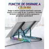 Suport laptop RGB, Pliabil, Cu 7 Trepte Ajustabile, Ergonomic, cu porturi USB integrate, Efecte luminoase Ajustabile, Husa de Transport inclusa, Negru