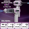 Aspirator Auto Portabil 4 in 1, 20000 PA, Baterie 6000mAh, 100W, 130000RPM, Autonomie 30min, Aspirare, Suflare, Vacuum, afisaj LED 3 Viteze Ajustabile, 8 Accesorii, Filtru HEPA, Aspirator pentru Masina si Casa