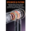 Aspirator Auto Portabil 4 in 1, 20000 PA, Baterie 6000mAh, 100W, 130000RPM, Autonomie 30min, Aspirare, Suflare, Vacuum, afisaj LED 3 Viteze Ajustabile, 8 Accesorii, Filtru HEPA, Aspirator pentru Masina si Casa
