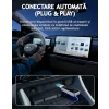 Adaptor Wireless CarPlay/Android Auto, Reconectare Automata Rapida Bluetooth Wi-Fi Pt iPhone/Android