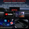 Modul auto AI Box Android, Wireless CarPlay &amp; Android Auto, 4GB RAM+32GB, Quad-Core A53, Conectivitate WiFi Dual Band 2.4GHz / 5.8GHz si Bluetooth, Porturi USB si HDMI, Pentru masini cu CarPlay cu fir