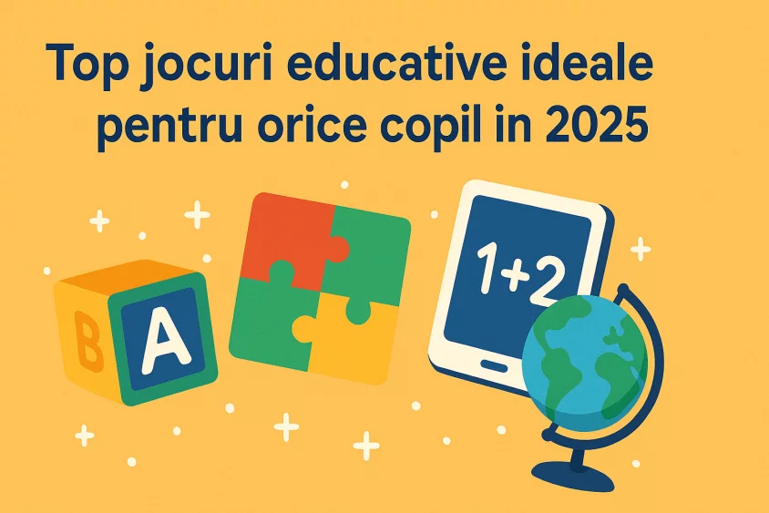 Top 3 jocuri educative ideale pentru orice copil in 2025